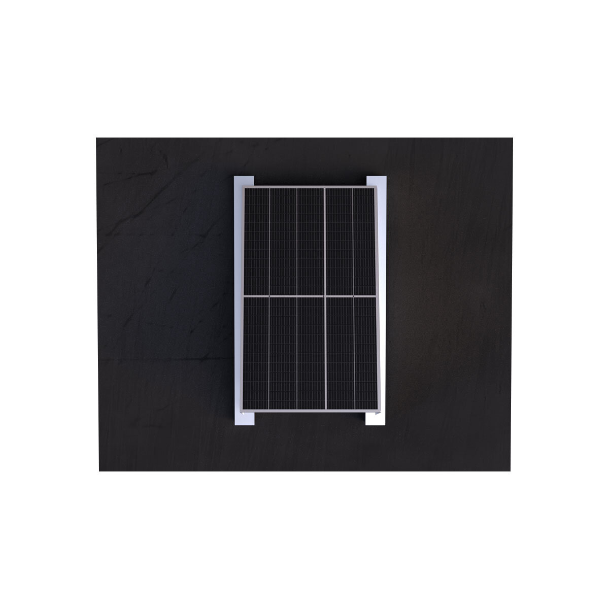 Plug &amp; Play Solarset - 1 paneel 400 Watt - Portait Platdak