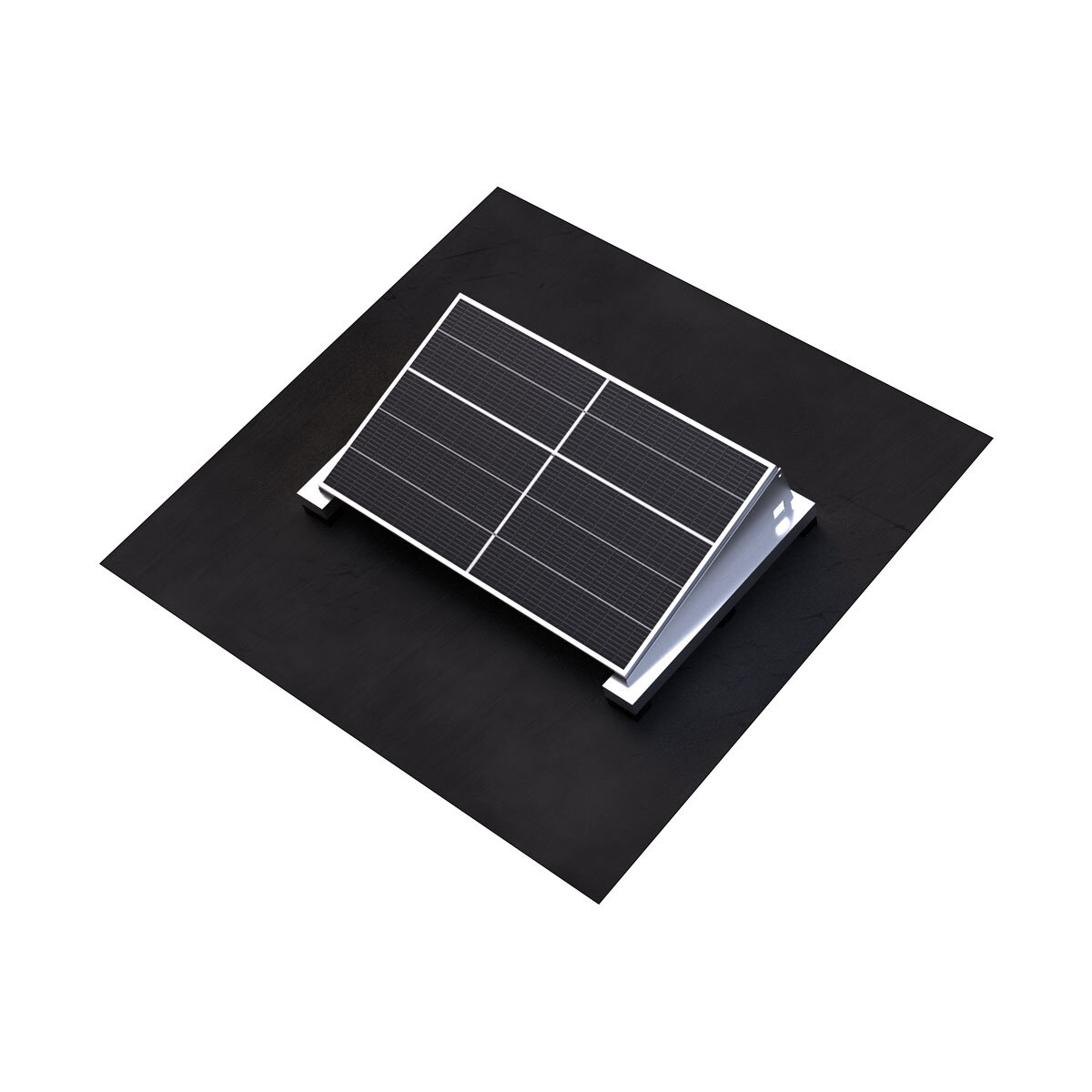 Plug &amp; Play Solarset - 1 paneel 400 Watt - Landscape Platdak