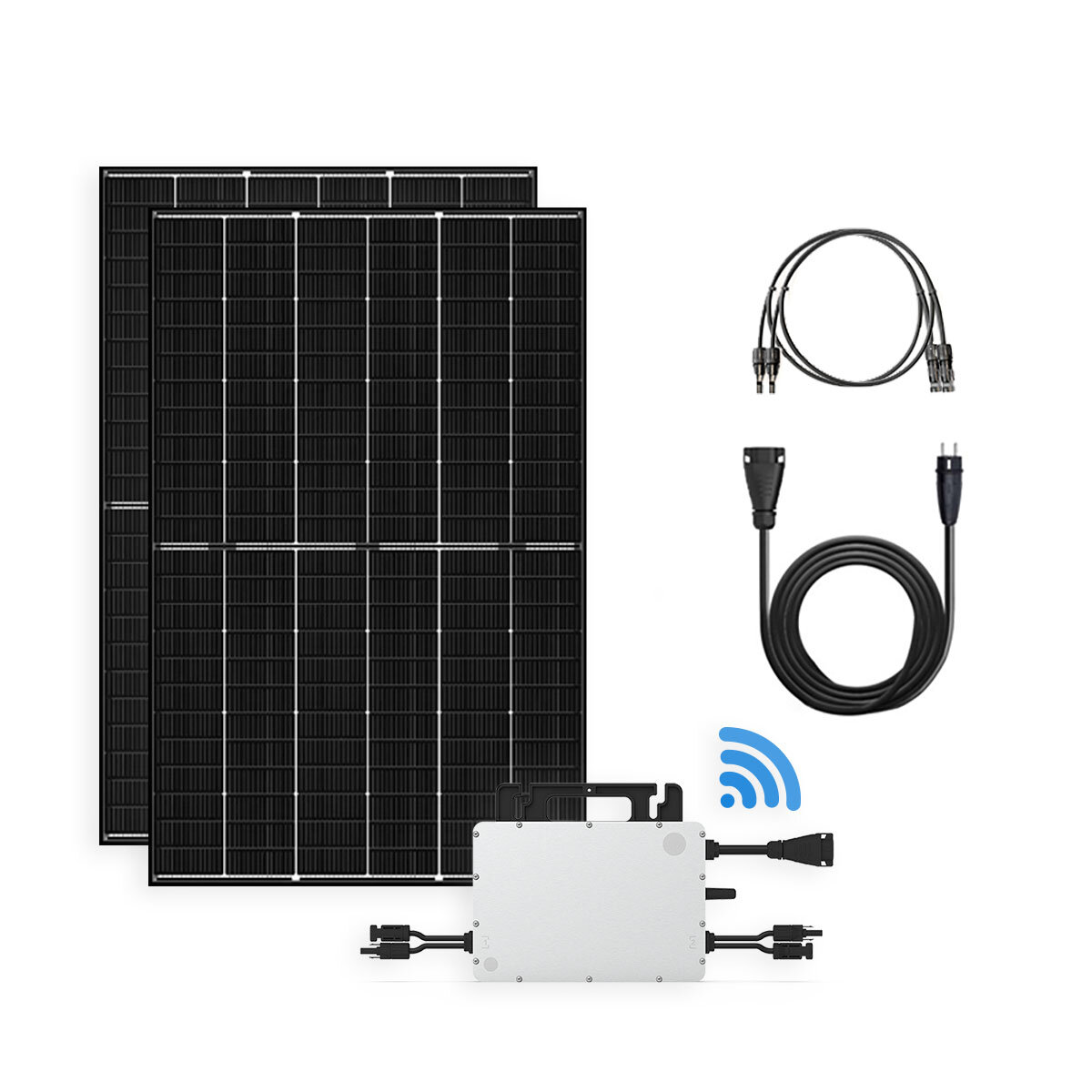 Plug &amp; Play Solar Set 2 - Zonnepanelen met Stekker - 800 Watt - Met Wi-Fi Monitoring