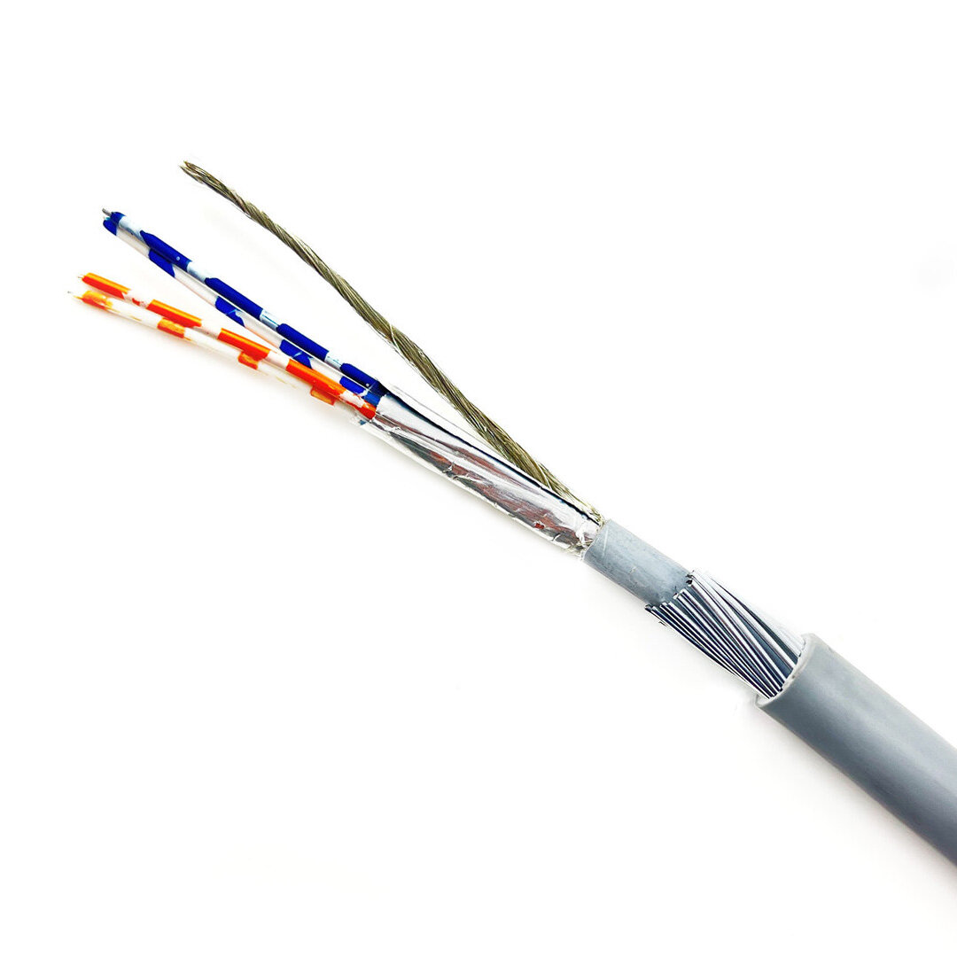 RS 485 kabel 2pr 24 AWG Eca Staaldraad Gearmeerd