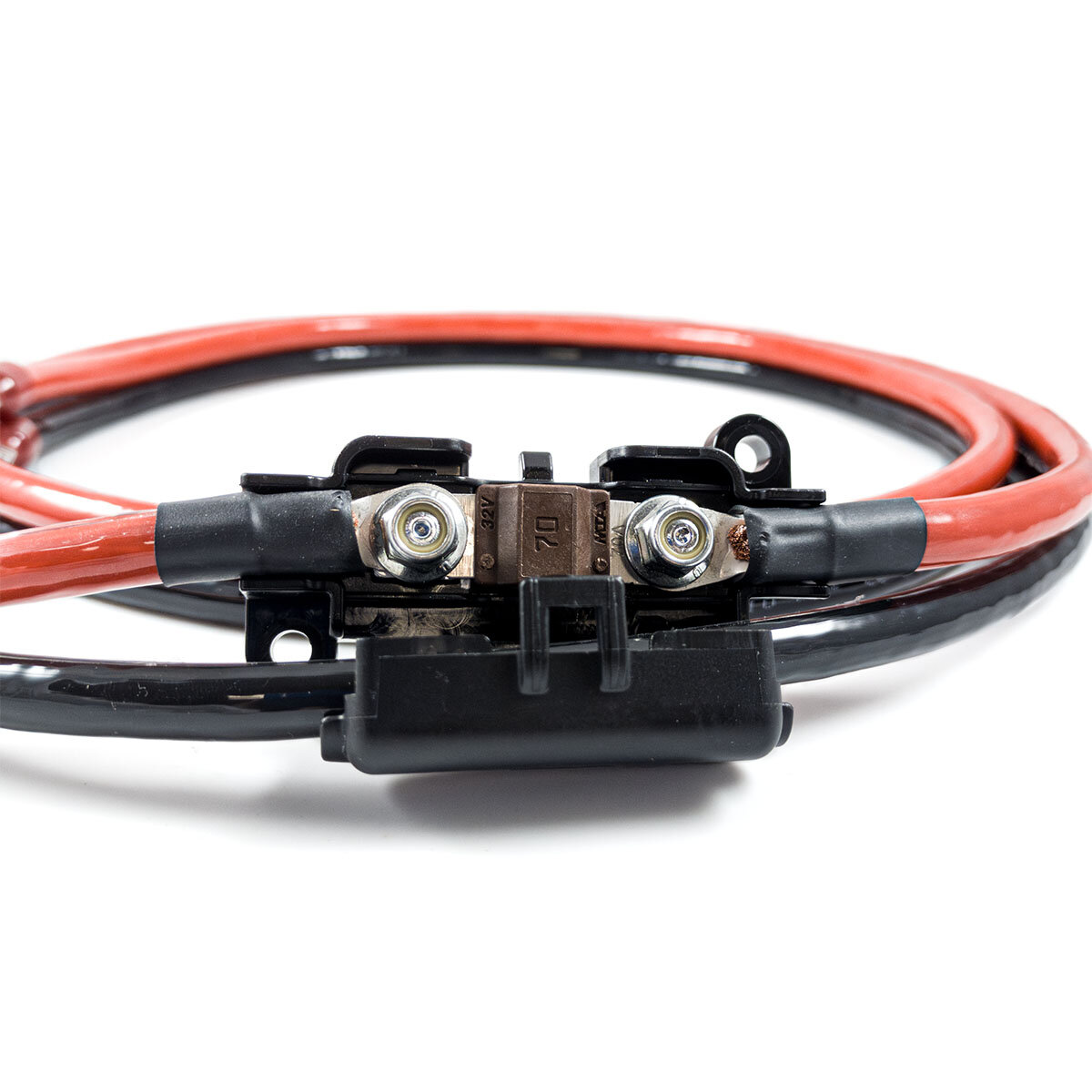 Accukabel 10mm2 Compleet 1,5m incl Zekering 70A MIDI