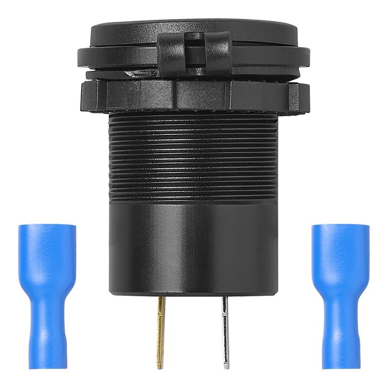 USB snellader 30W inbouw 2-weg 12/24V 3A USB type C