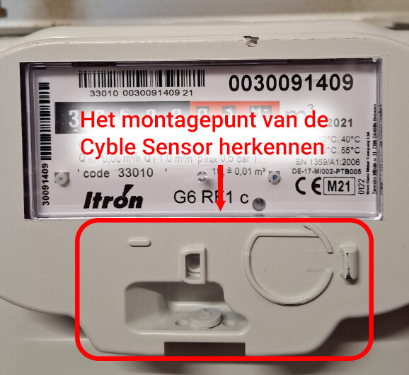 Itron Cyble Sensor V2 (K1) Impulssensor f&uuml;r Wasser- und Gasz&auml;hler