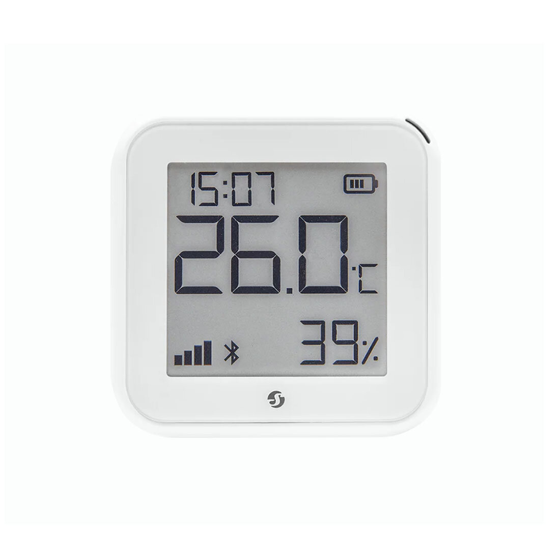 Shelly WiFi Temperatuur &amp; Luchtvochtigheidssensor Gen3 met E-ink display