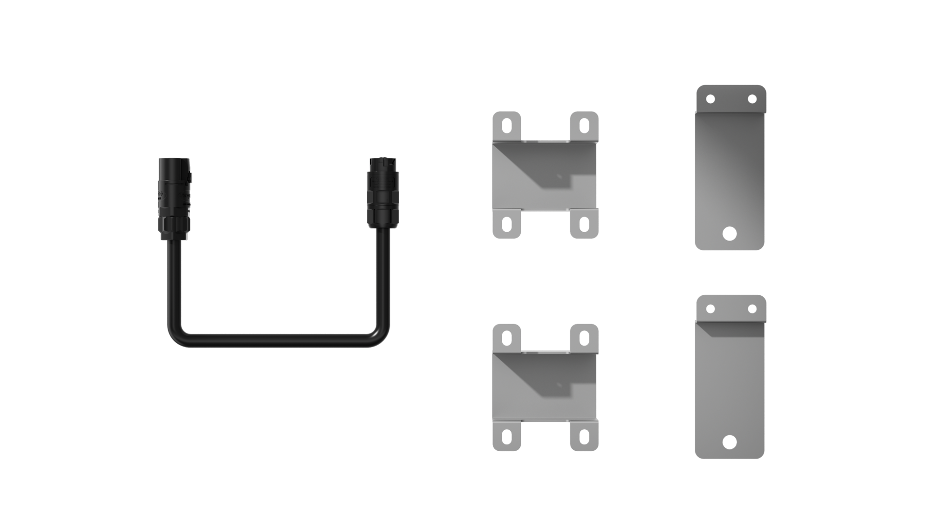Hoymiles HiBattery 1920 AC Expansion Set met koppelkabel en beugels