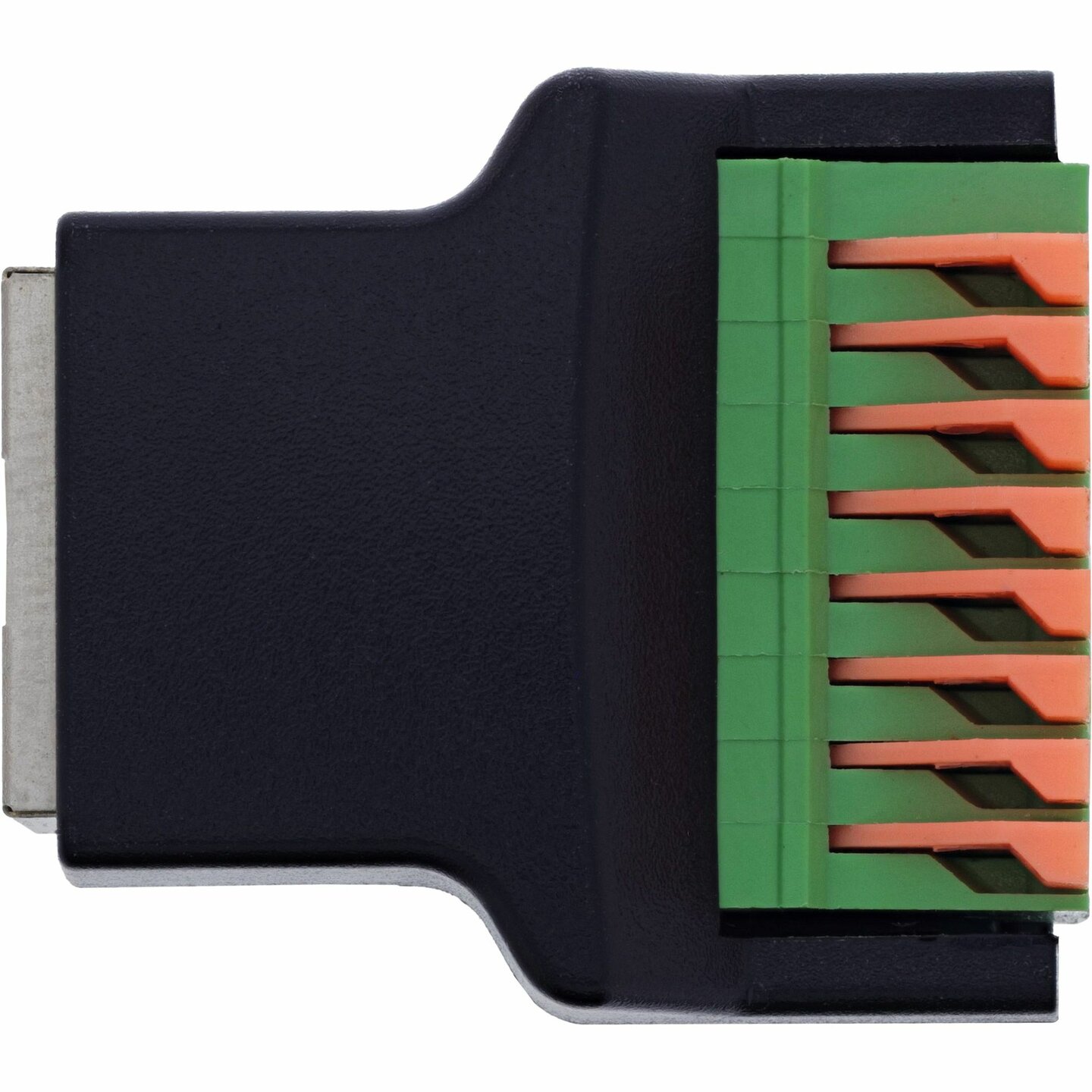 RJ45 Bus Adapter naar 8-polig Push-in Klemmenblok voor UTP (8P8C)