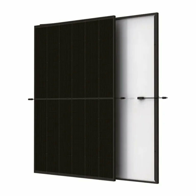 Zonnepanelen Set 4 Panelen 3 Fase - 1800 Watt - Full Black Glas/Glas