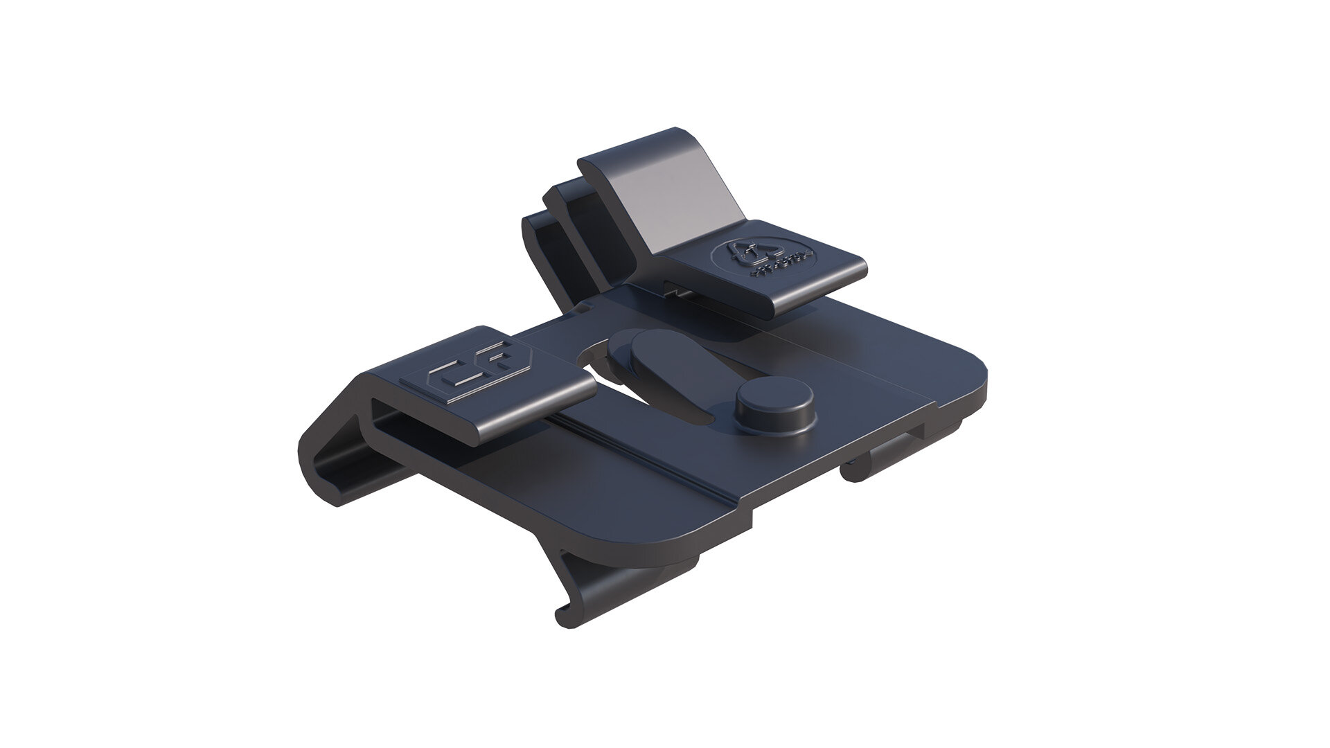 ClickFit EVO - Montageschienen-Kabelclip Schwarz