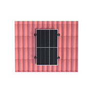 Plug &amp; Play Solarset - 1 paneel 400 Watt - Portait Pannendak