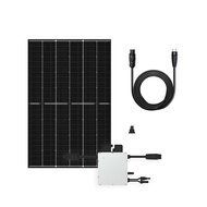 Plug &amp; Play Solarset - 1 paneel 400 Watt - Portait EPDM- en Bitumendak