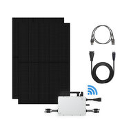 Plug &amp; Play Solar Set 2 - Zonnepanelen met Stekker - 800 Watt - Full Black - Met Wi-Fi Monitoring
