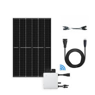 Plug &amp; Play Solarset - 1 paneel 450 Watt - Portait Platdak