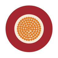 Accukabel dubbel ge&iuml;soleerd 1 x 10mm2 rood - per meter
