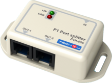 Actieve P1 splitter 2-poorts