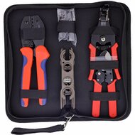 InLine Solar gereedschapsset met opbergtas incl. MC4 tang, Striptang, Kabelschaar, MC4 sleutels en MC4 connectoren