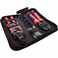 InLine Solar gereedschapsset met opbergtas incl. MC4 tang, Striptang, Kabelschaar, MC4 sleutels en MC4 connectoren