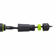 USB-C koppeling voor inbouw, kort model, IP68, afgeschermd, 2 x USB-C