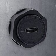 USB-C koppeling voor inbouw, kort model, IP68, afgeschermd, 2 x USB-C