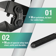 Doornperstang voor buiskabelschoenen 6-70 mm&sup2;