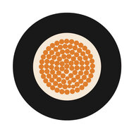 Accukabel dubbel ge&iuml;soleerd 1 x 95mm2 zwart - haspel 50 meter
