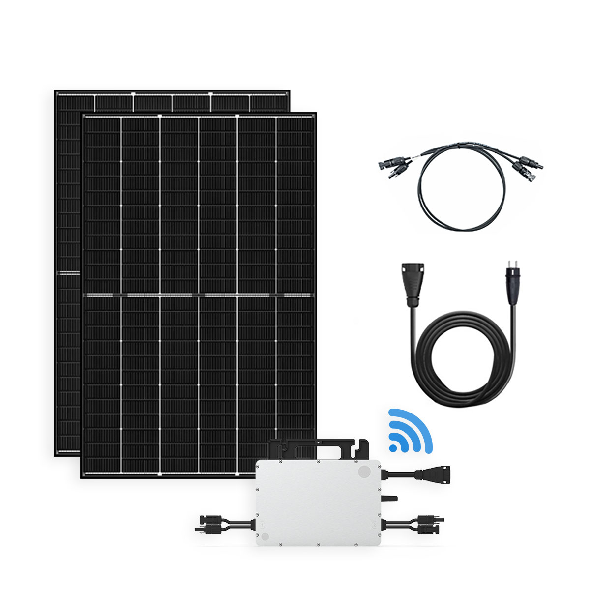 Plug & Play Solar Set 2 - Zonnepanelen met Stekker - 800 Watt - Met Wi-Fi Monitoring