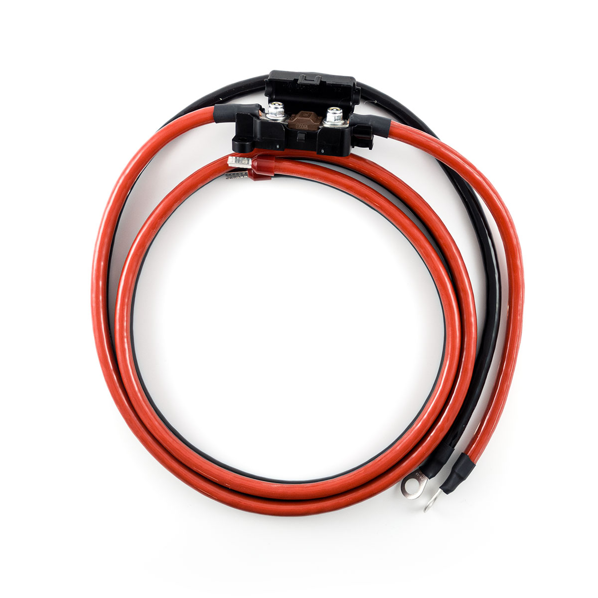 Accukabel 10mm2 Compleet 1,5m incl Zekering 70A MIDI