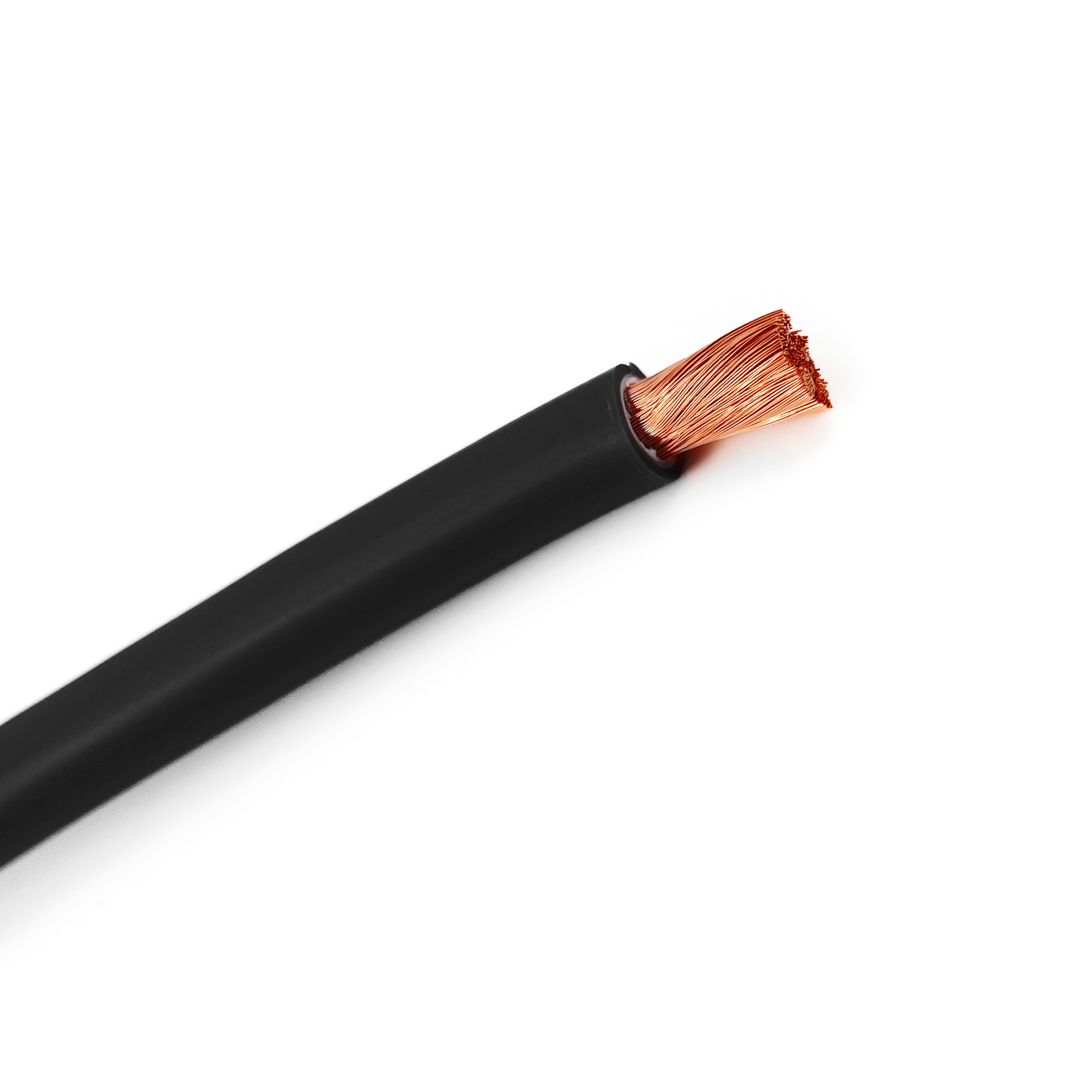 Accukabel dubbel geïsoleerd 1 x 35mm2 zwart - per meter