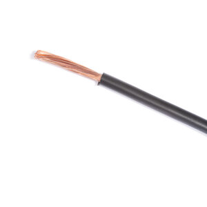 Installatiedraad H07V-K 1 x 6mm2 Zwart (UV bestendig) - Per Meter