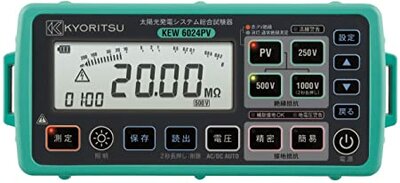 Kyoritsu 6024PV installatietester inclusief MC4 adapterset