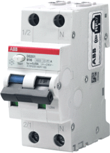 ABB System pro M kompakt DS Fehlerstrom-Schutzschalter 1P+N 16A 100mA