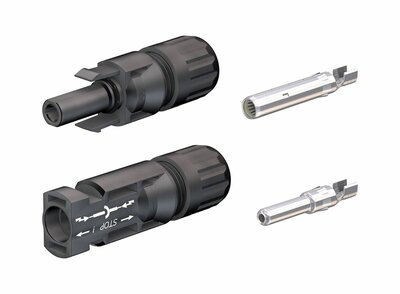 Staubli Solar MC4 connector set (male + female) 4 - 6mm2 - 100 sets