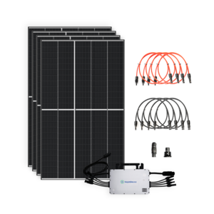 Zonnepanelen Set 4 Panelen - 1500 Watt