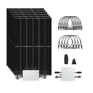 Zonnepanelen Set 6 Panelen - 2300 Watt