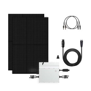 Plug & Play Solar Set 2 - Zonnepanelen met Stekker - 800 Watt - Full Black