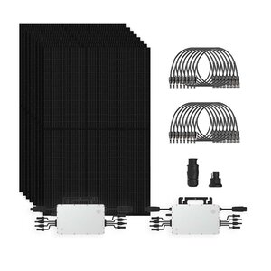 Zonnepanelen Set 8 Panelen - 3000 Watt - Full Black