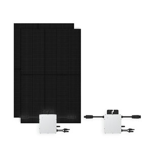 Zonnepanelen uitbreidingsset 2 Panelen - 800 Watt - Full Black