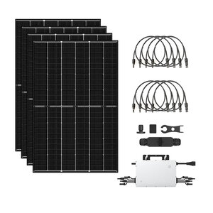 Zonnepanelen Set 4 Panelen - 1700 Watt