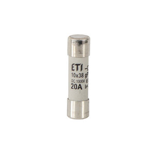 ETI Rohrsicherung/Zylindersicherung 20A gPV 10X38mm 1000V DC