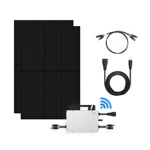 Plug & Play Solar Set 2 – Solarmodule mit Stecker – 800 Watt - Full Black - mit WLAN-Überwachung