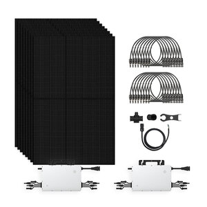 Solarpanel-Set 8 Panels – 3400 Watt - Full Black
