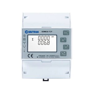 Eastron SDM630-TCP, 3 Fase kWh meter met Modbus TCP over ethernet