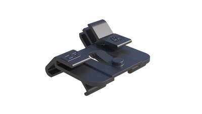 Esdec ClickFit EVO - Montagerail Kabelclip Zwart