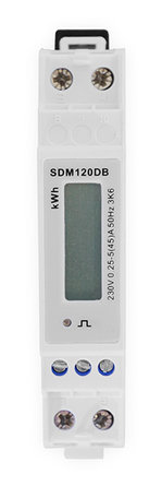 Eastron SDM120DB, 1 Fase kWh meter met puls uitgang (MID gekeurd)