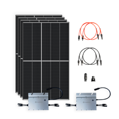 Zonnepanelen Set 2 x 2 Panelen - 1600 Watt